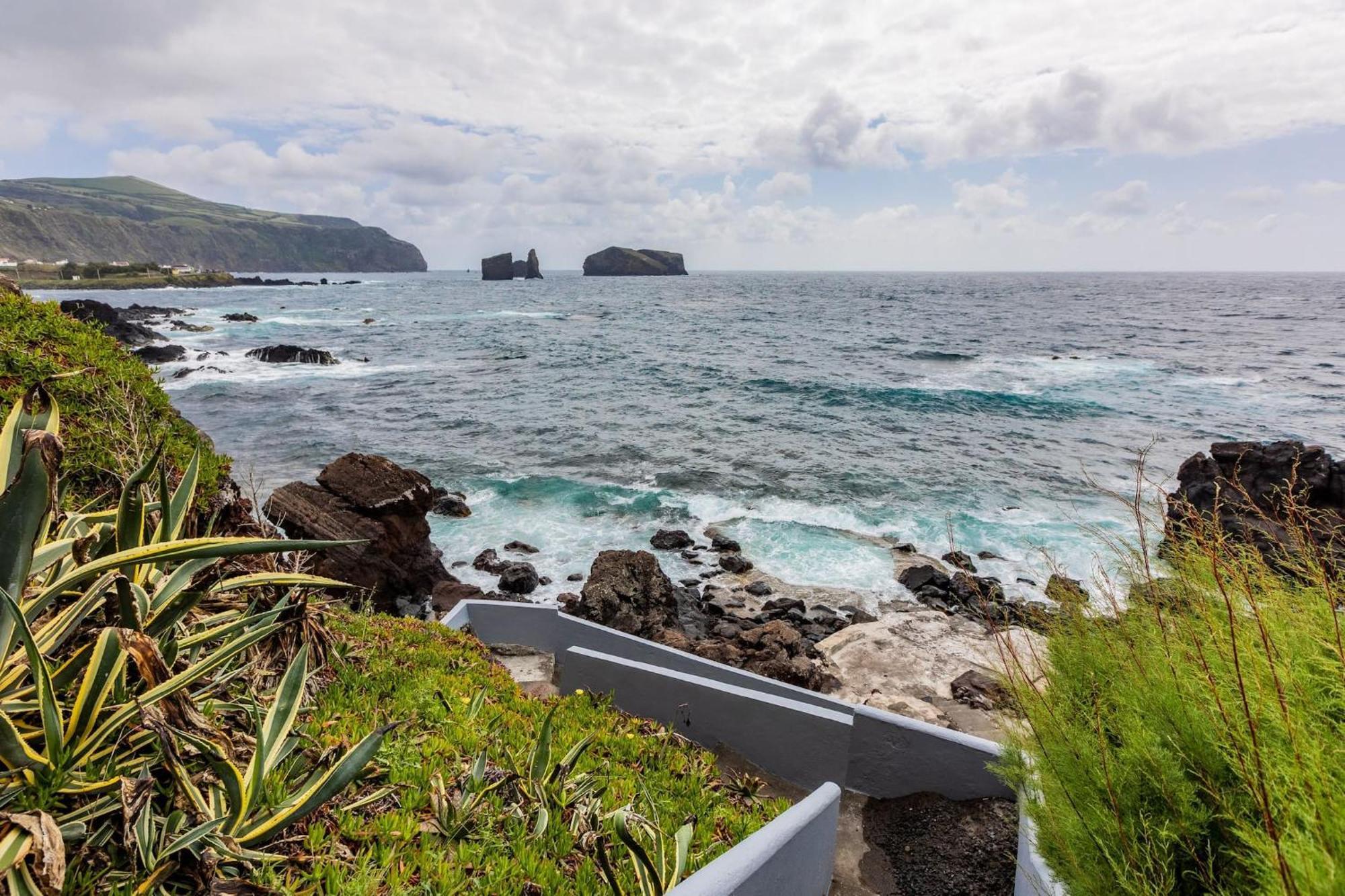 Mosteiros Natural Pool House Villa Dış mekan fotoğraf